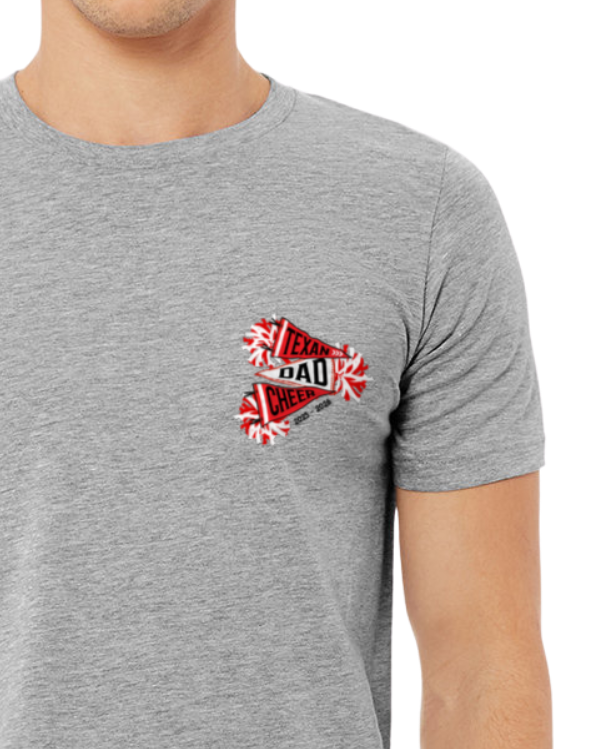 Texan Cheer Pennant Tee - Customizable - Long Sleeve & Short Sleeve