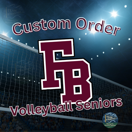 CUSTOM ORDER - FB LADY HORNET VOLLEYBALL SENIOR NIGHT SASHES