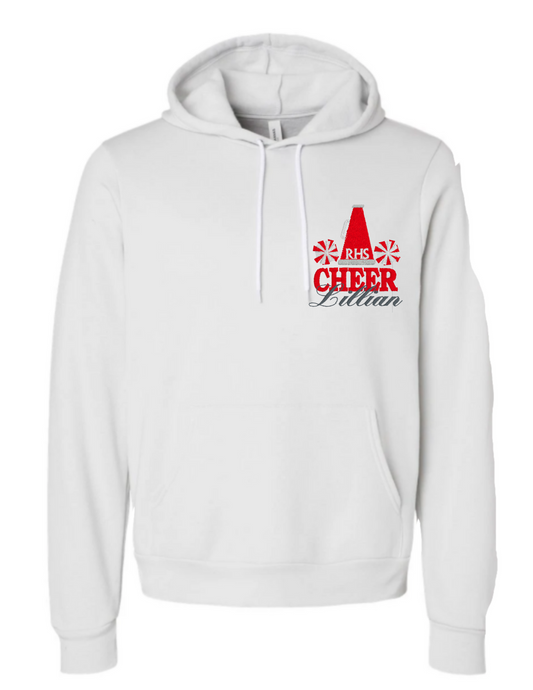 Double Pom & Megaphone Embroidered Hoodie