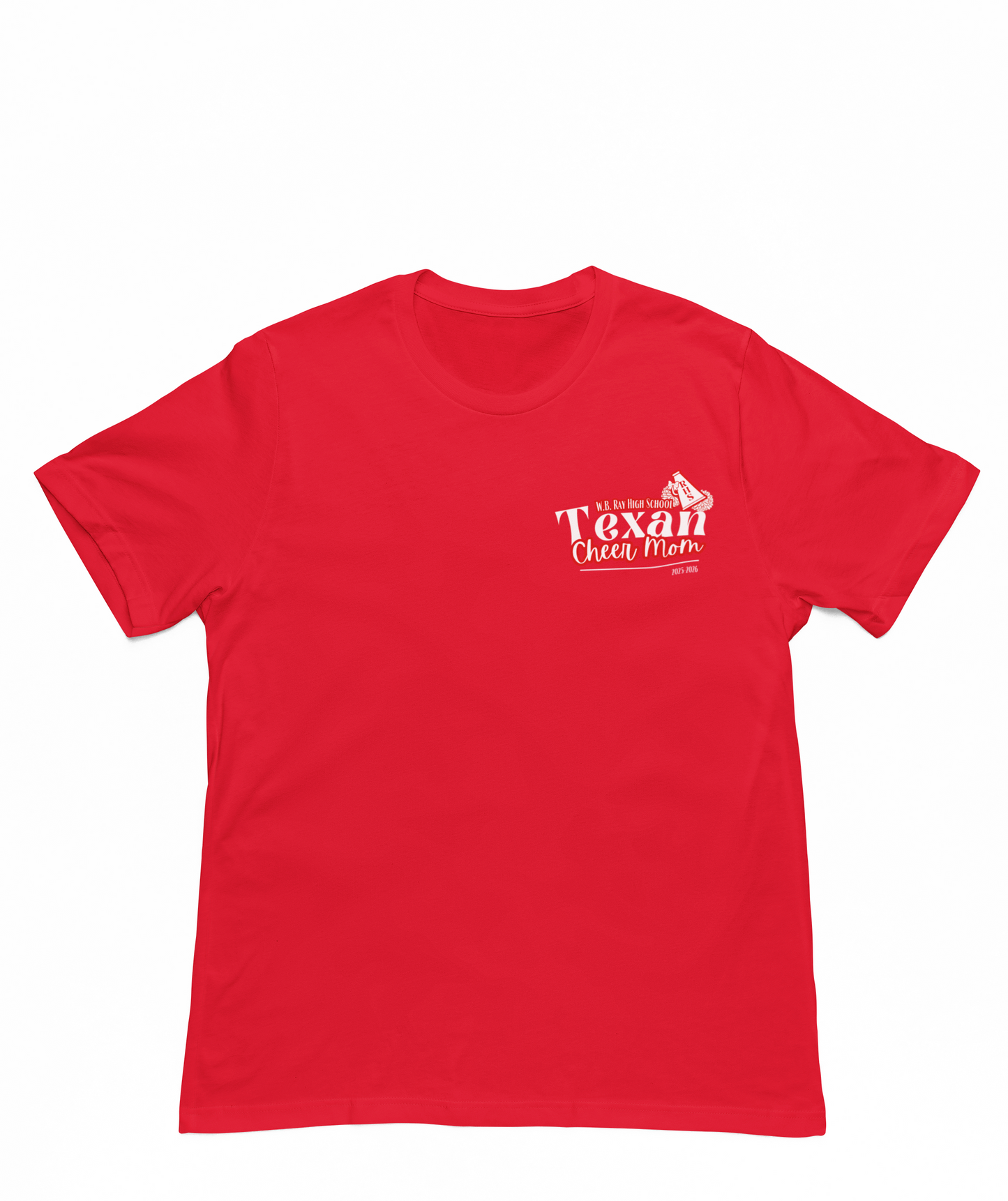 2025 - 2026 Texan Cheer Team Shirt (Custom Front Options)