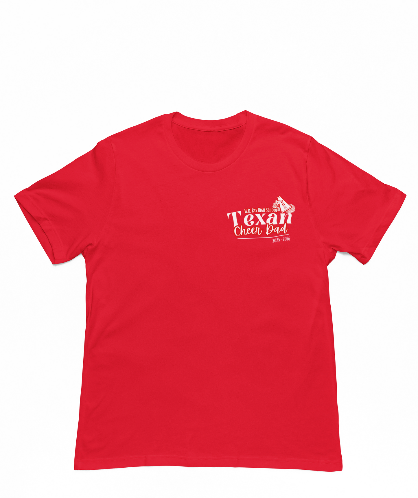 2025 - 2026 Texan Cheer Team Shirt (Custom Front Options)