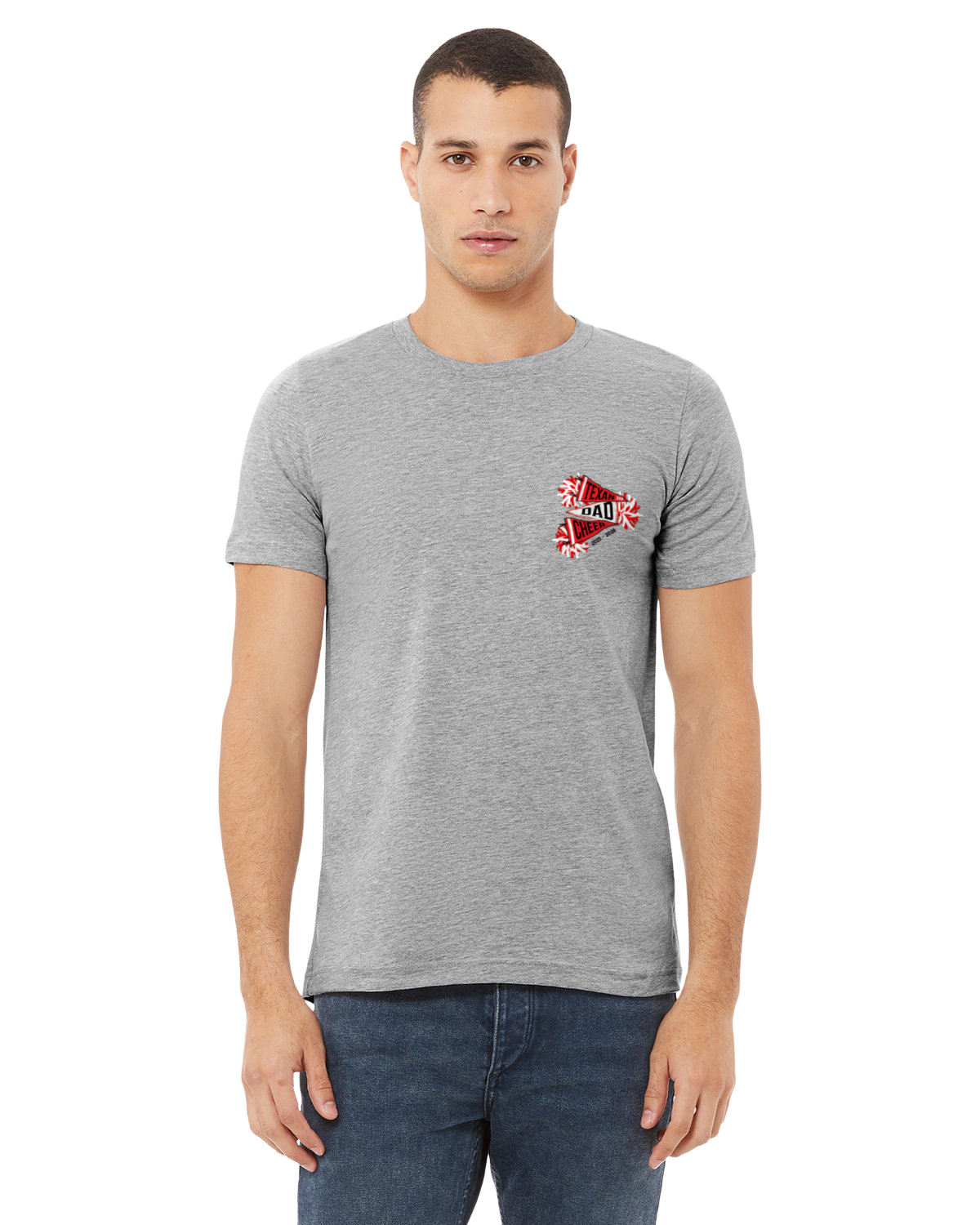 Texan Cheer Pennant Tee - Customizable - Long Sleeve & Short Sleeve